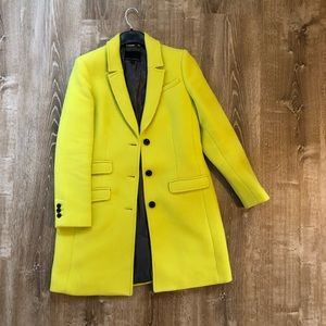 NEW! Size S BananaRepublic neon yellow wool blend